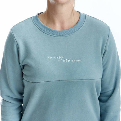 'No Vibe Like a Mum Tribe' Nursing Sweatshirt