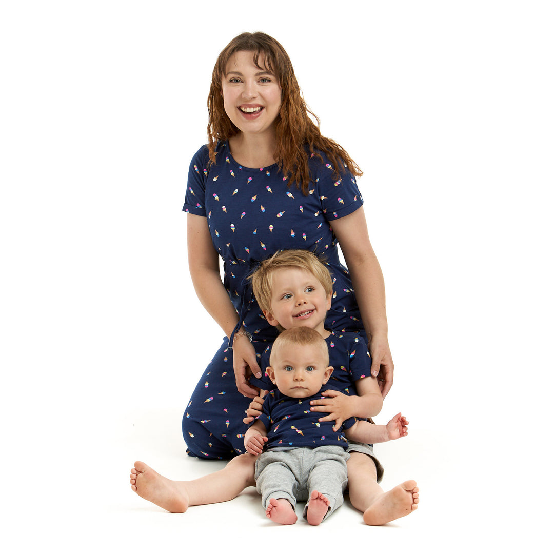 Breastfeeding Maxi Dress | Ice Cream Print | Juno Jack's Juno Jack's Limited Breastfeeding Maxi Dress | Ice Cream Print | Juno Jack's Juno Jack's Limited