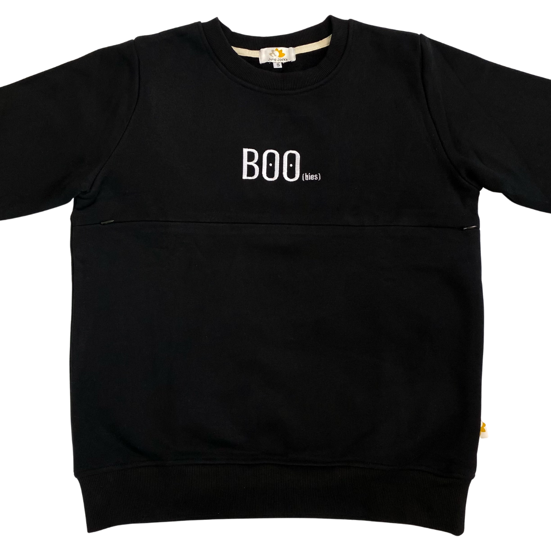 BOO(bies) Nursing Sweatshirt With TwinZip® – Central Embroidery