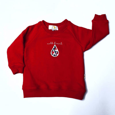 'Milk Drunk' Appliqué Baby/Child Sweatshirt