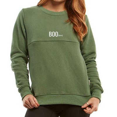 BOO(bies) Nursing Sweatshirt With TwinZip® – Central Embroidery