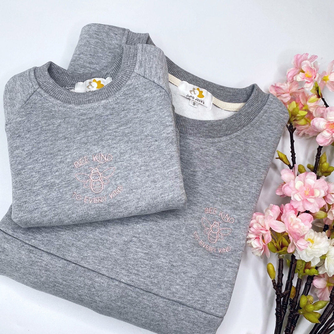 ‘BEE KIND’ Baby/Child Twinning Sweatshirt