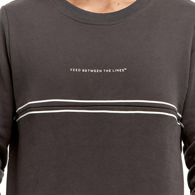 The ‘FEED BETWEEN THE LINES™’ Nursing Sweatshirt