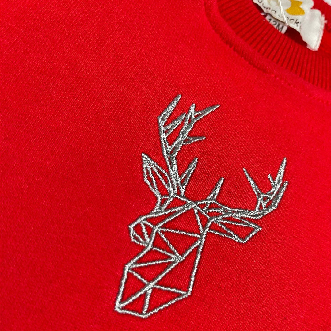 Mumma's Breastfeeding Friendly Christmas Jumper - Festive Stag