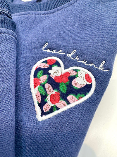 'Love Drunk' Nursing Appliqué Mumma Sweatshirt