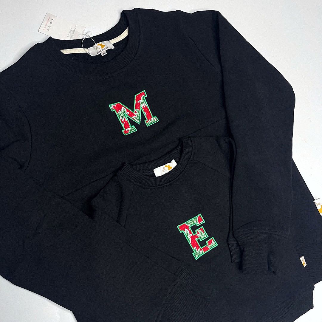 Christmas Luxury Liberty London ™ Initial Baby/Child Sweatshirt