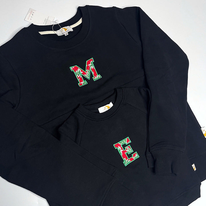 Christmas Luxury Liberty London ™ Initial Baby/Child Sweatshirt