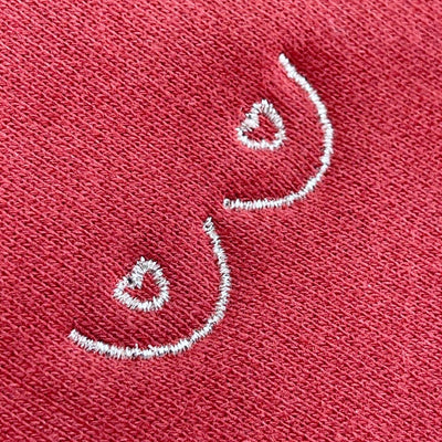 Boobie Embroidered Nursing Sweatshirt