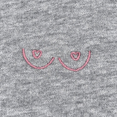 Boobie Embroidered Nursing Sweatshirt