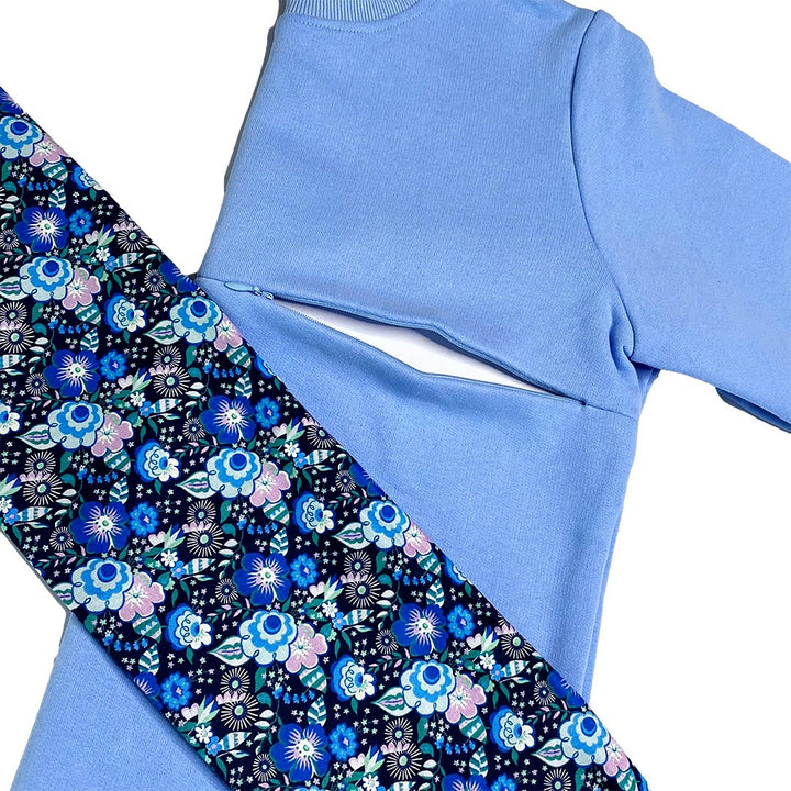 Luxury Liberty London™ Mumma Appliqué Initial Breastfeeding Sweatshirt