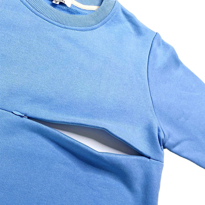 Luxury Liberty London™ Mumma Appliqué Initial Breastfeeding Sweatshirt