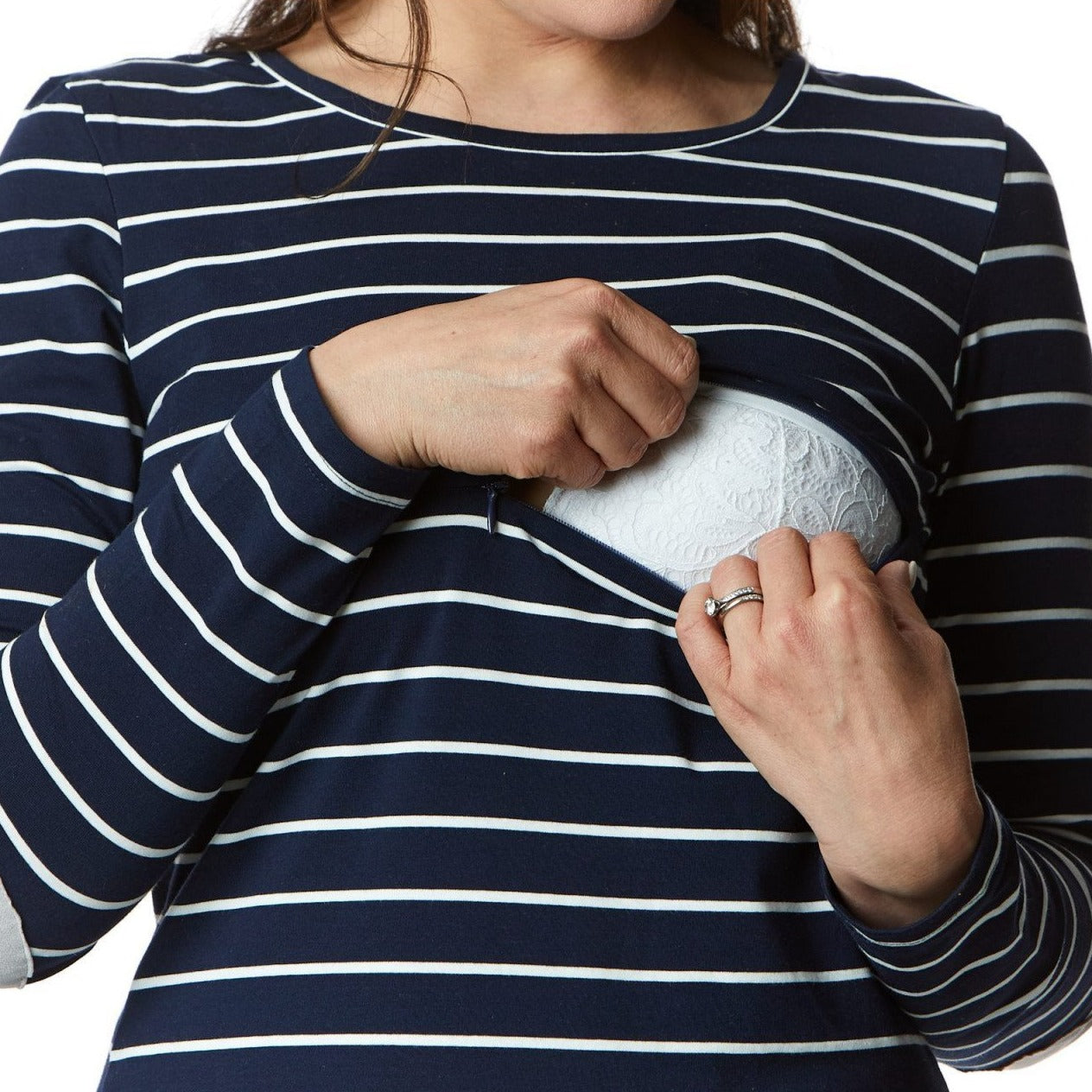 The Juno - Long Sleeve Breastfeeding Mumma Top