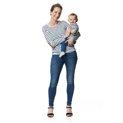 The Juno - Long Sleeve Breastfeeding Mumma Top