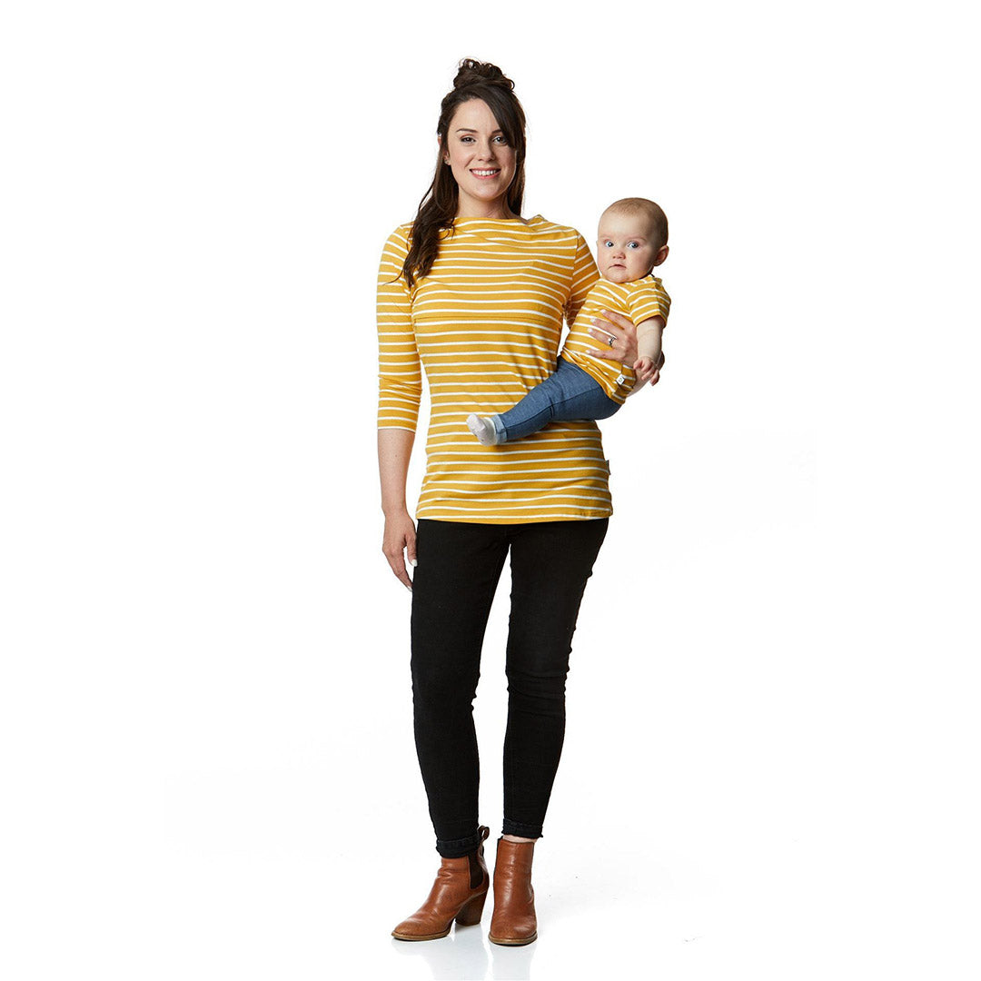 The Juno 3 4 Sleeve Breastfeeding Mumma Top Juno Jack s Limited