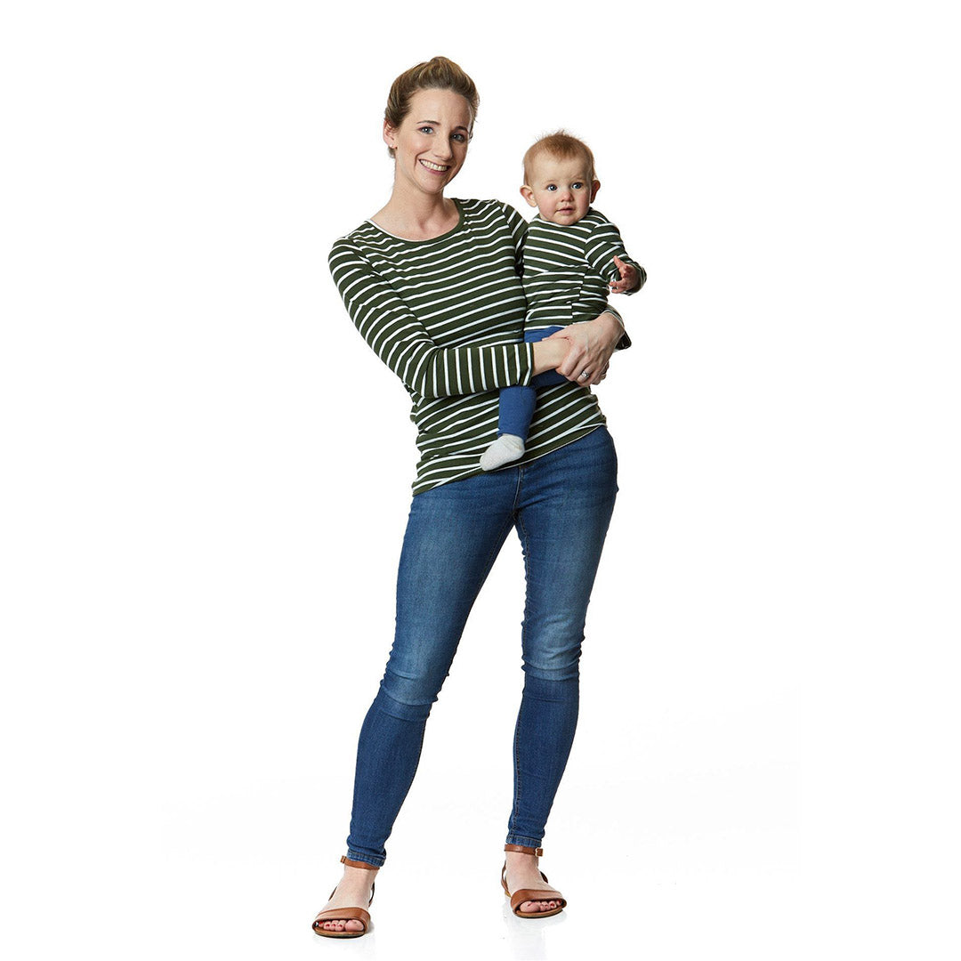 The Juno - Long Sleeve "Lift-Up" Breastfeeding Mumma Top