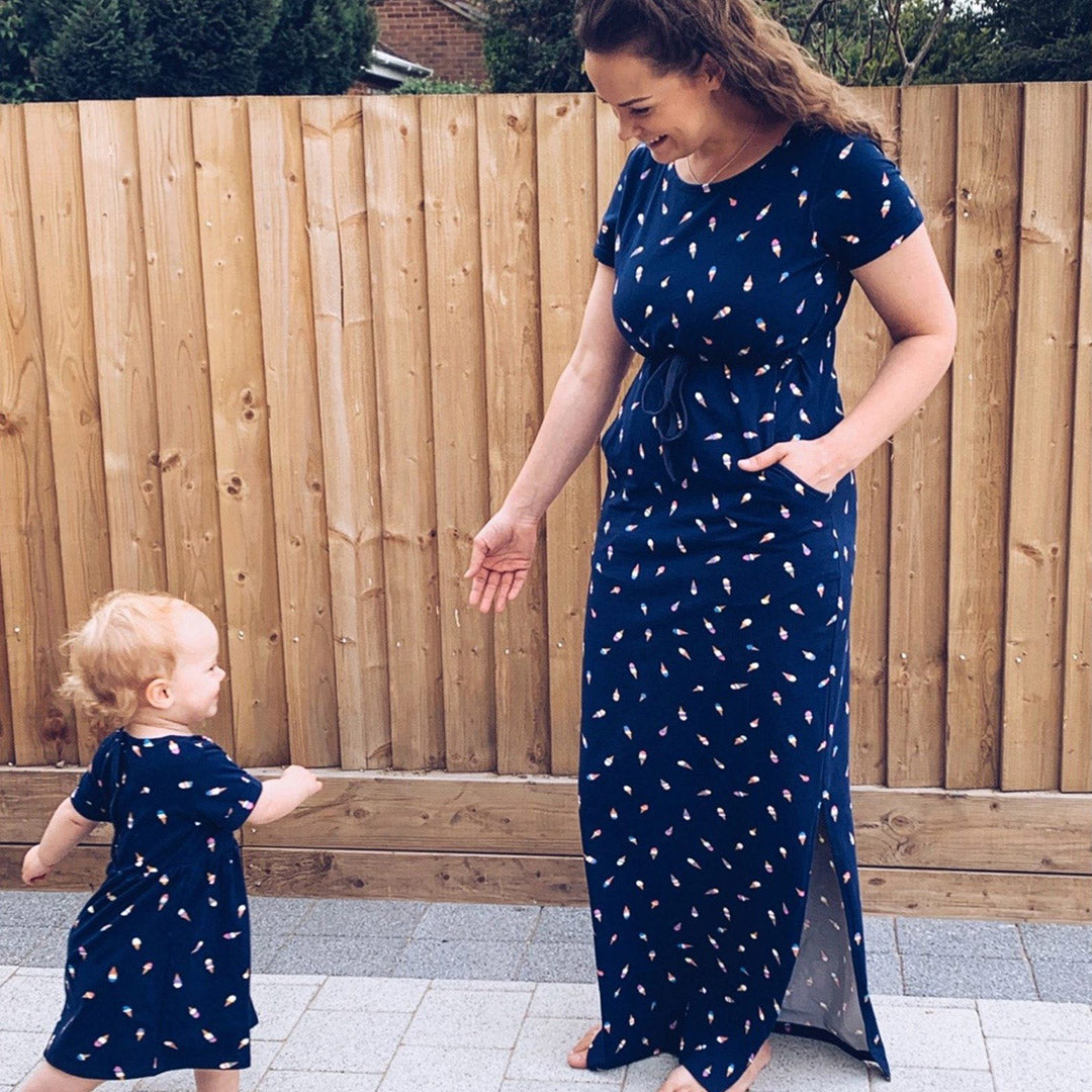 Breastfeeding long dress shop