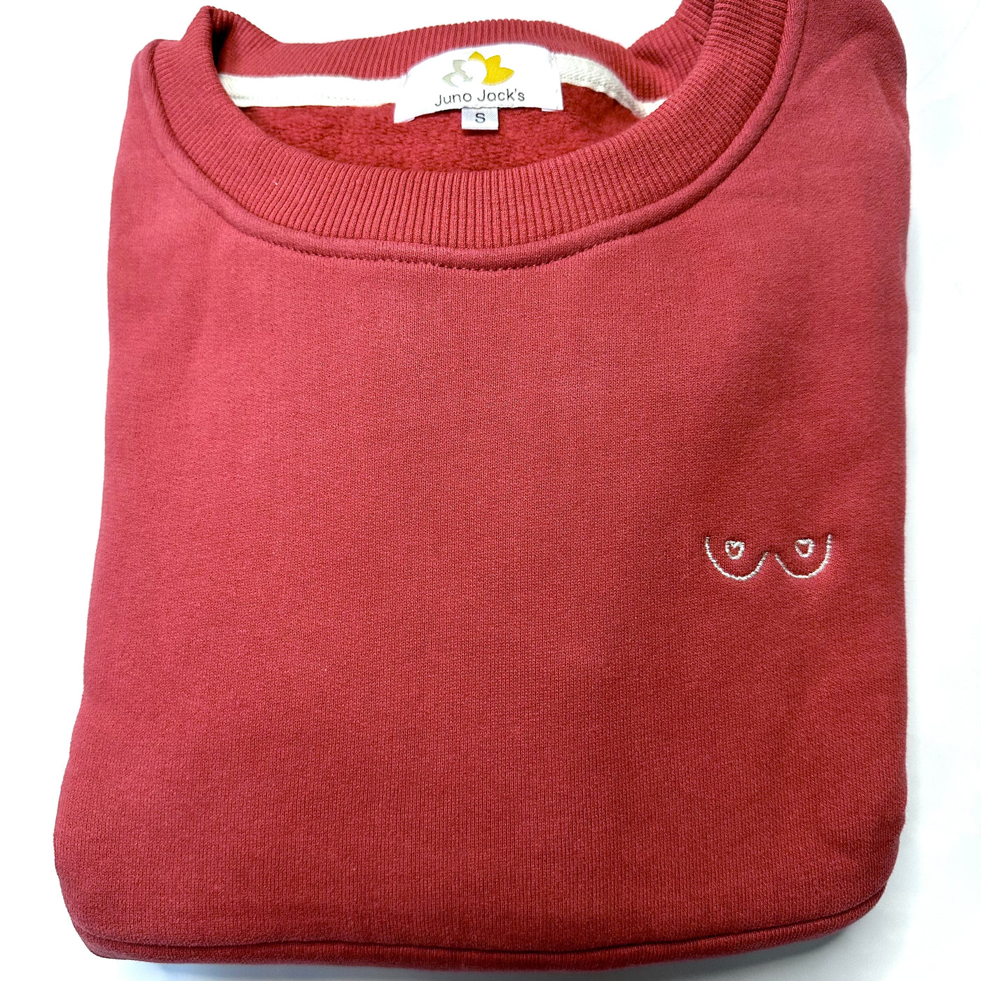 Ready Made - Boobie Embroidered Nursing Sweatshirt Size S (6/8)