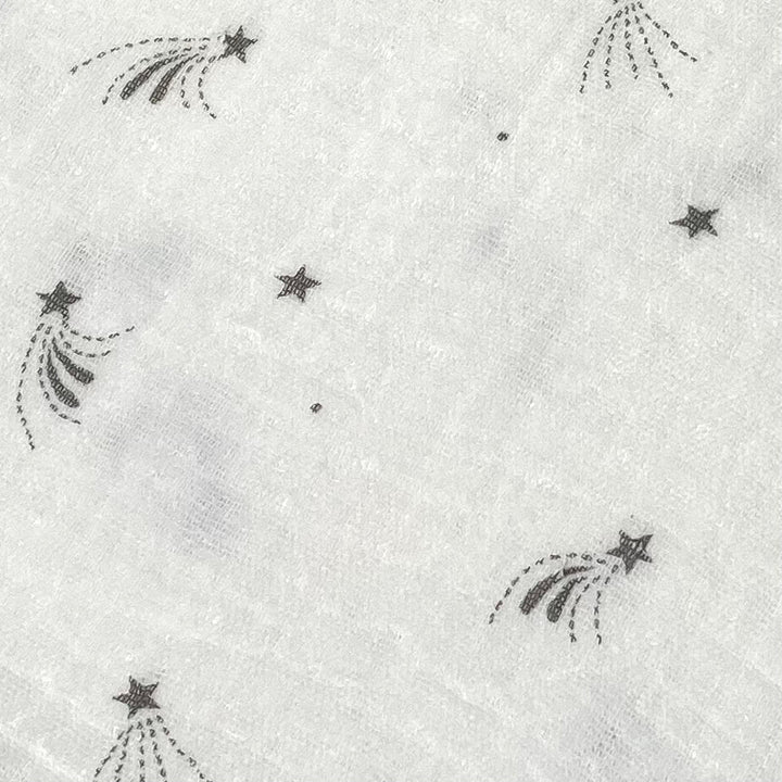 Shooting Stars Printed XL Swaddle Muslin – 100% Organic Cotton
