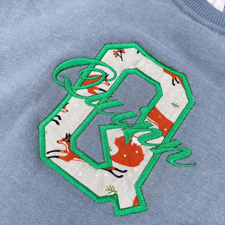 Christmas Luxury Liberty London ™ Initial Baby/Child Sweatshirt