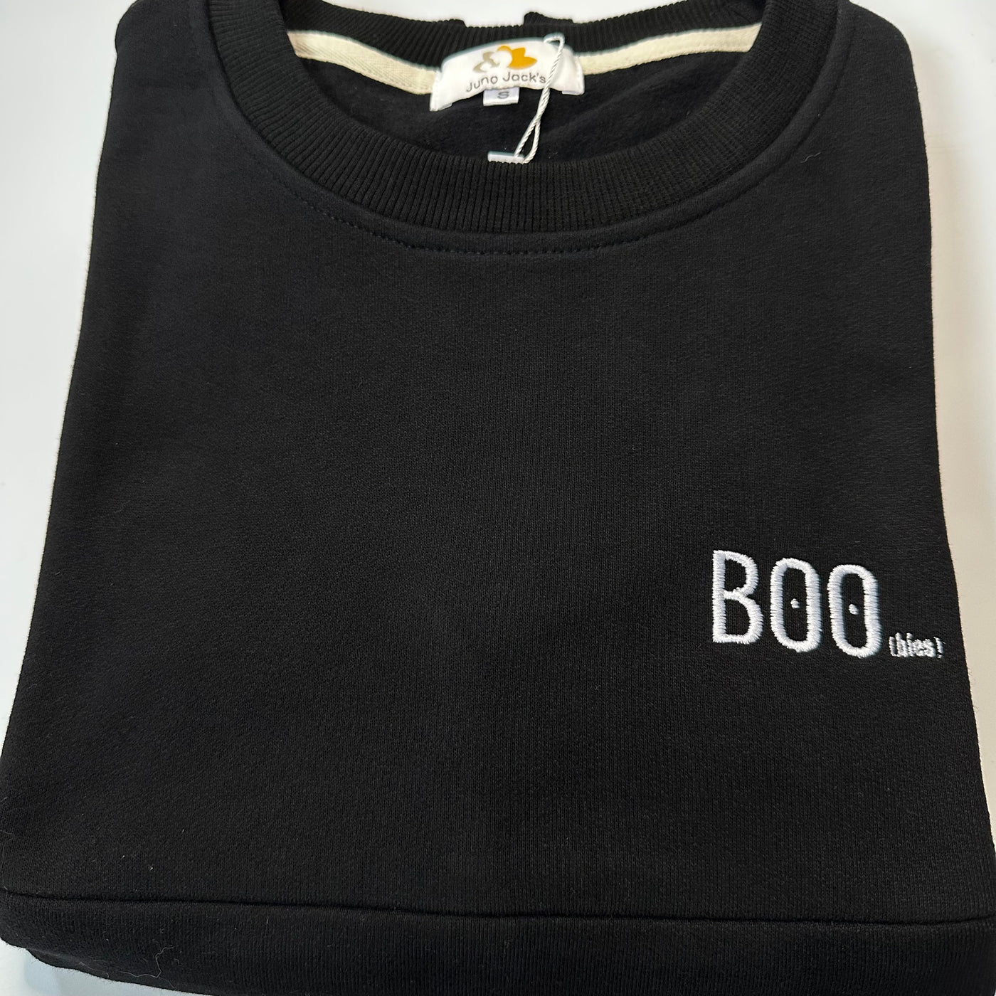 Ready Made - BOO(bies) Nursing Sweatshirt with TwinZip® - Badge Style Embroidery Size S (6/8)