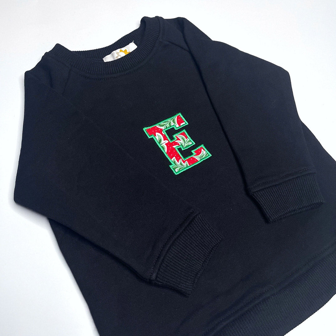 Christmas Luxury Liberty London ™ Initial Baby/Child Sweatshirt