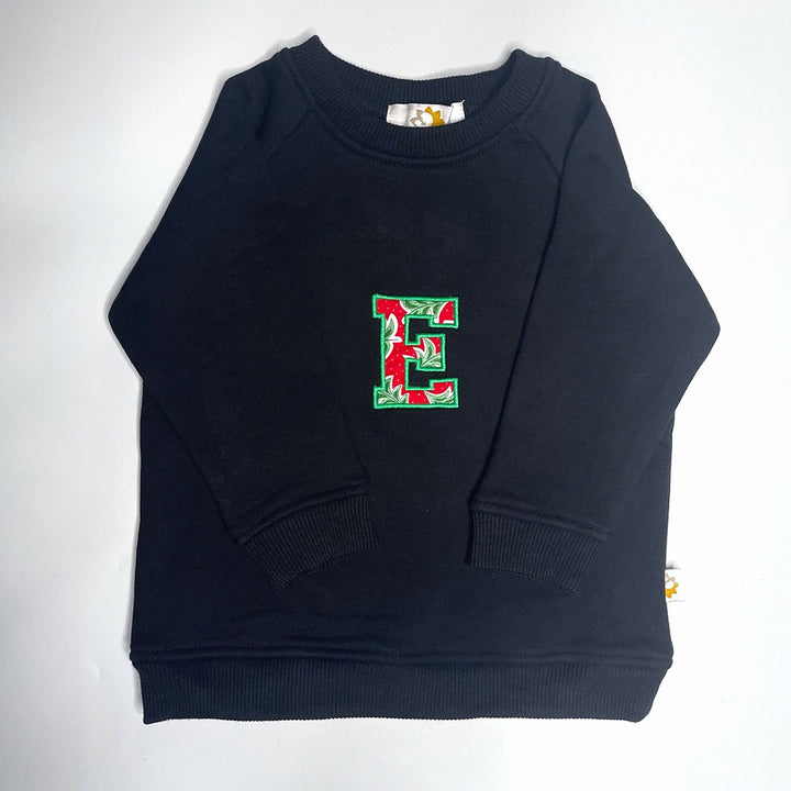 Christmas Luxury Liberty London ™ Initial Baby/Child Sweatshirt