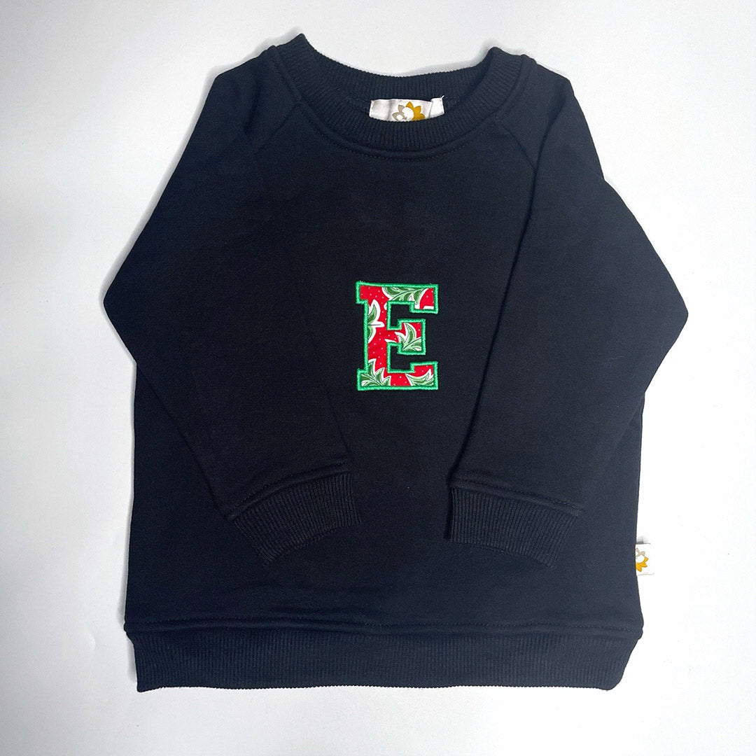 Christmas Luxury Liberty London ™ Initial Baby/Child Sweatshirt